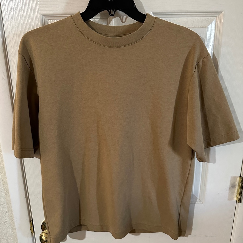 Uniqlo Tan Men's Shirt